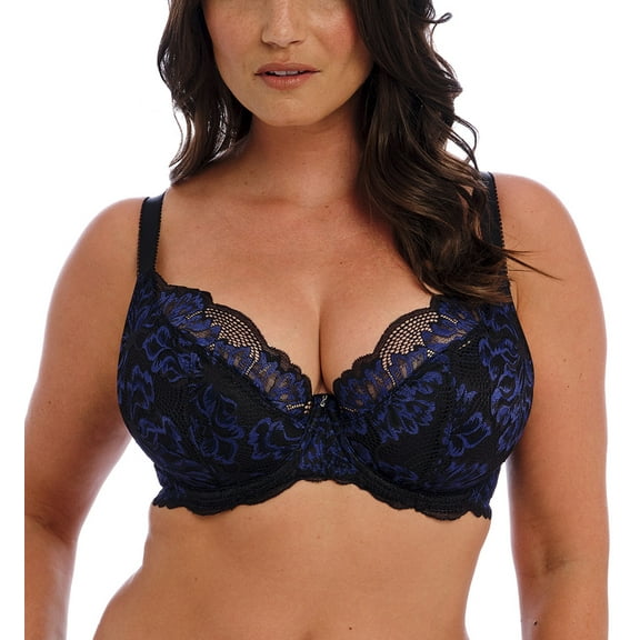 Fantasie Emmaline Padded Plunge Underwire Bra (102714),34G,Midnight