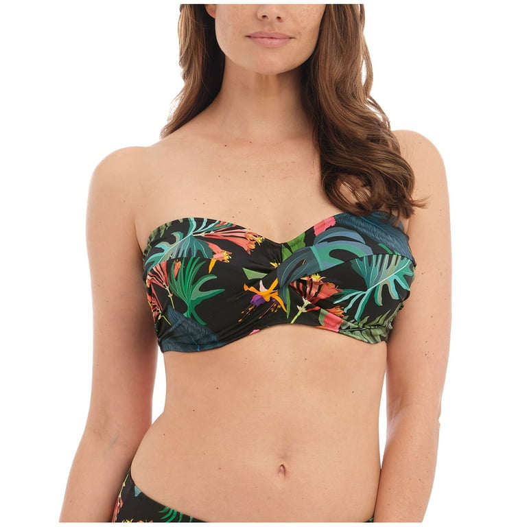 Flowy bandeau bikini top hotsell