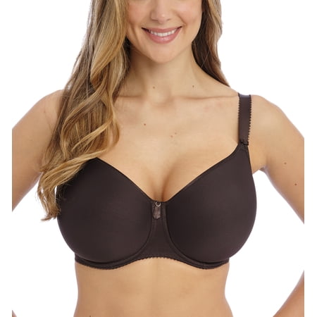 Fantasie Rebecca Essentials Molded Spacer Underwire Bra (101310),30G,Chocolate