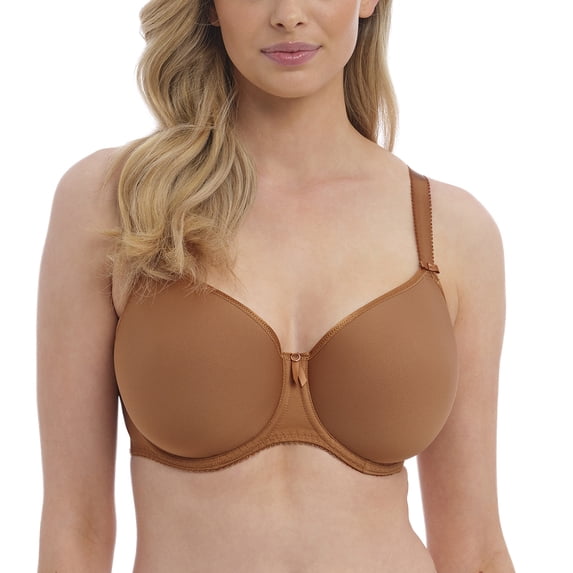 Fantasie Rebecca Essentials Molded Spacer Underwire Bra (101310),38FF,Cinnamon