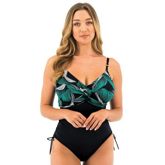 Fantasie Saint Lucia Underwire Twist Front Swimsuit with Adjustable Leg FS504431