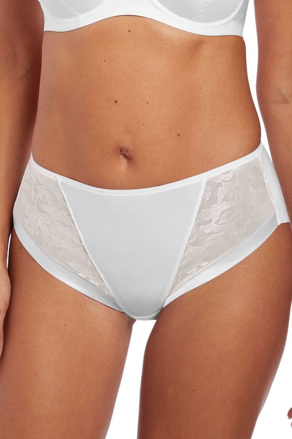 Womens Illusion Brief, M, White
