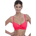 thumbnail image 1 of Fantasie Womens Ottawa Underwire Wrap Front Full Cup Bikini Top, 32H, Azalea, 1 of 4