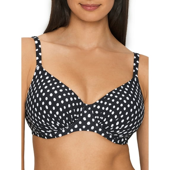 Fantasie Womens Santa Monica Underwire Gathered Full Cup Bikini Top, 32D
