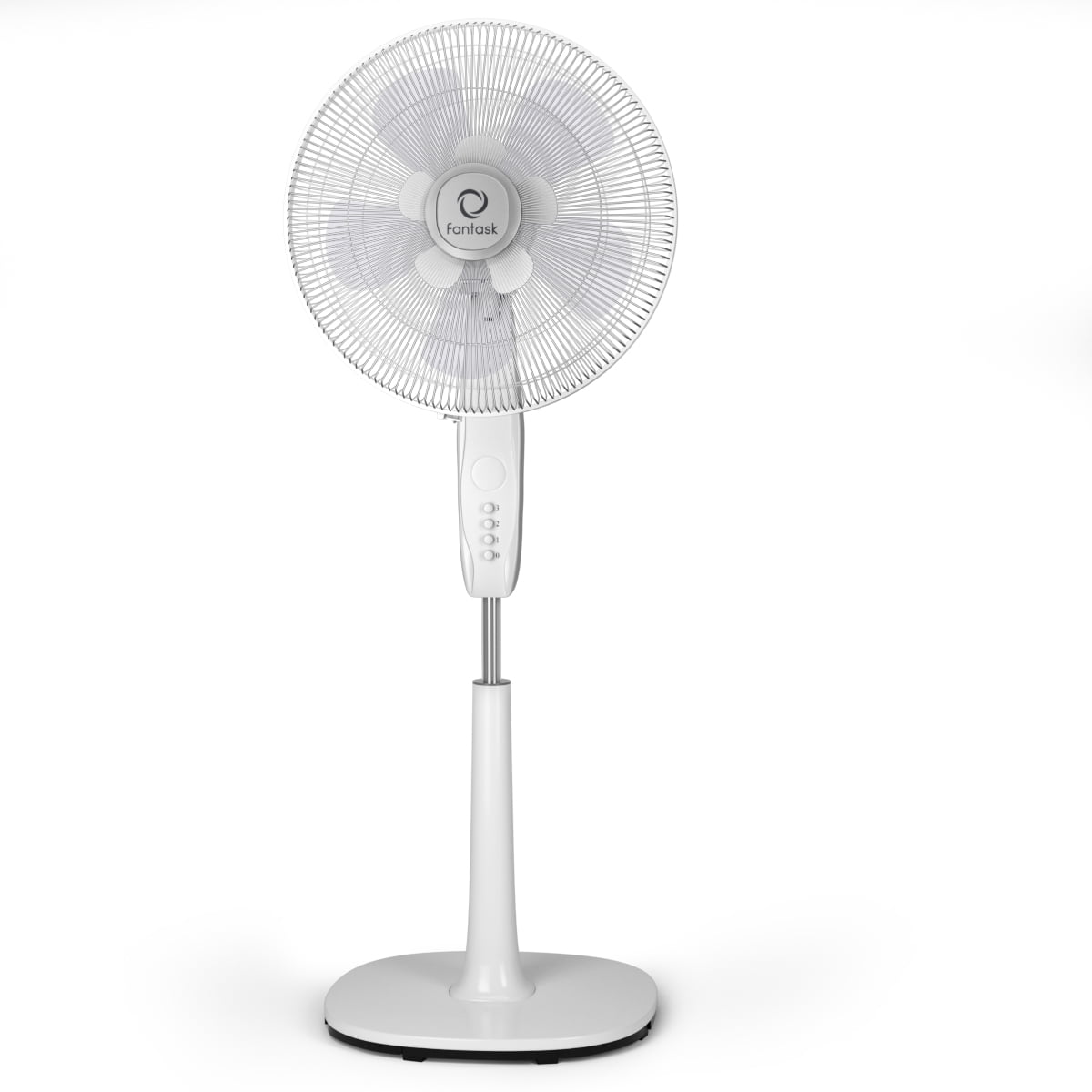 Tangkula Pedestal Fan With Remote - 3 Speeds, Oscillating, Adjustable Height, Timer, Double Blades