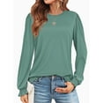 thumbnail image 1 of Fantaslook Blouses for Women Dressy Puff Sleeve Tunic Tops Casual Fall Shirts, 1 of 8
