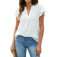 Zdcdcd Women's Gradient Color 3/4 Sleeve Shirts Blouses Tops - Walmart.com