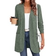 thumbnail image 1 of Fantaslook Cardigan Sweaters for Women Long Sleeve Open Front Cardigan with Pockets Casual Dressy Lightweight Fall Sweaters, 1 of 7