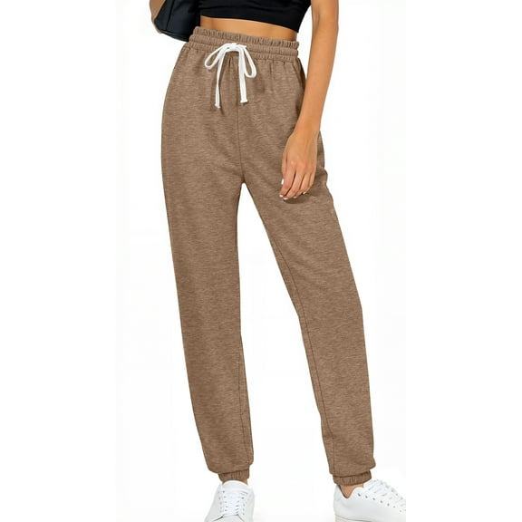 Fantaslook Casual Womens Sweatpants Lounge Travel Pants Elastic Waist Drawstring Joggers with Pockets Athletic Outfits