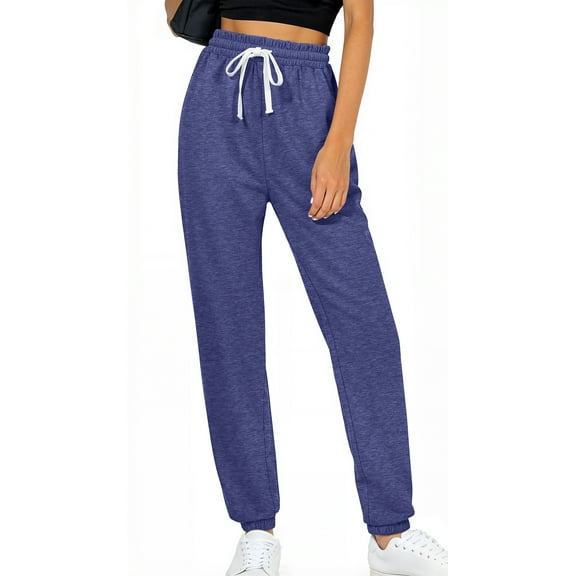 Fantaslook Casual Womens Sweatpants Lounge Travel Pants Elastic Waist Drawstring Joggers with Pockets Athletic Outfits