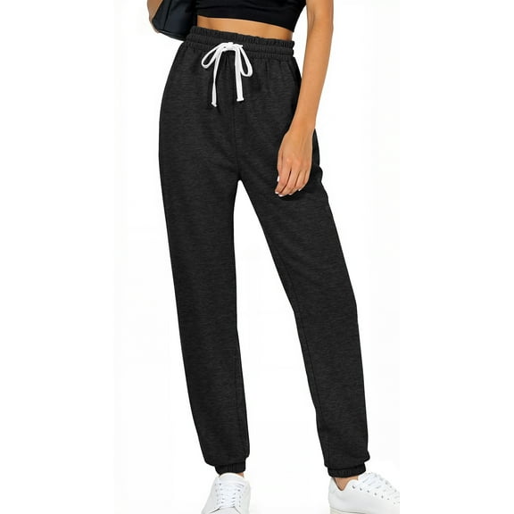 Fantaslook Casual Womens Sweatpants Lounge Travel Pants Elastic Waist Drawstring Joggers with Pockets Athletic Outfits