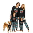 thumbnail image 1 of Fantaslook Christmas Pajamas Sets for Family Long Sleeve Tops and Plaid Pants Holiday Couples Lounge Sets Casual Festival Outfits, 1 of 8