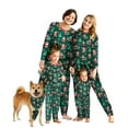 thumbnail image 1 of Fantaslook Christmas Pajamas Sets for Family Long Sleeve Tops and Plaid Pants Holiday Couples Lounge Sets Casual Festival Outfits, 1 of 8