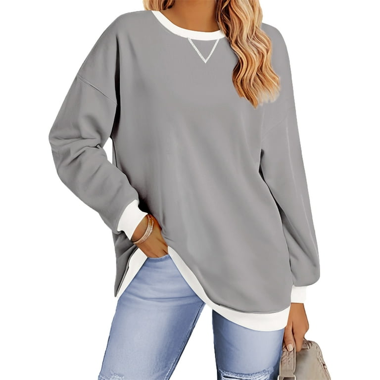 Sweatshirt womens walmart on sale