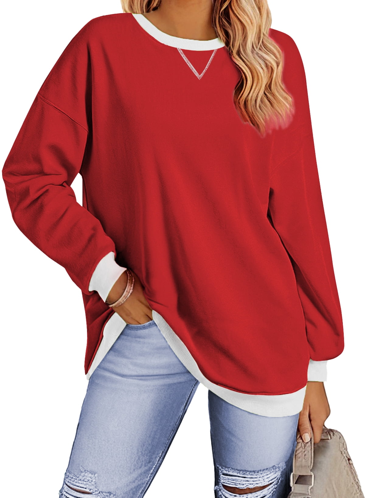 YOURS Plus Size Black Colour Block Sleeve Sweatshirt | Yours Clothing