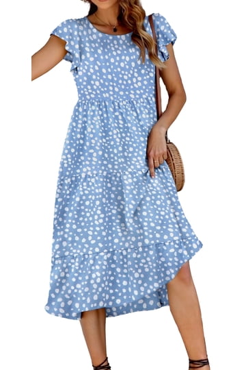 Boho Blue Dresses