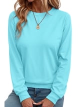 Fantaslook Fall Sweatshirts for Women Crewneck Long Sleeve Shirts Casual Tunic Tops Lightweight Pullover Sweatshirts