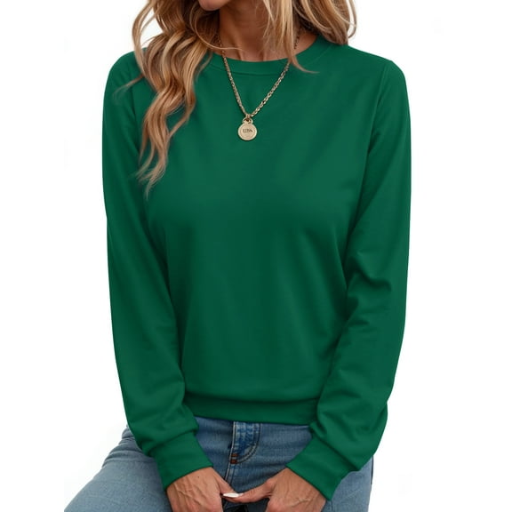 Fantaslook Fall Sweatshirts for Women Crewneck Long Sleeve Shirts Casual Tunic Tops Lightweight Pullover Sweatshirts