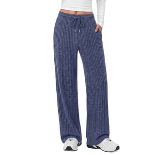Fantaslook Fall Wide Leg Pants for Women Dressy Casual Lounge Pants Stretchy Elastic Drawstring Trousers with Pockets