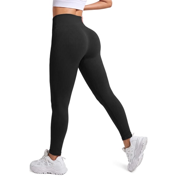 Fantaslook Womens Leggings Tummy Control Workout Yoga Pants High Waisted Athletic Jogger Leggings Regular Size
