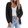 thumbnail image 1 of Fantaslook Knit Cardigan for Women Long Sleeve Open Front Sweaters Button Down Tops Casual Trendy Fall Outfits, 1 of 10