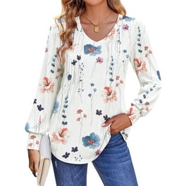 アプリコット ZXSXSY Dressy Blouses for Women Hawaiian Shirts Tropical