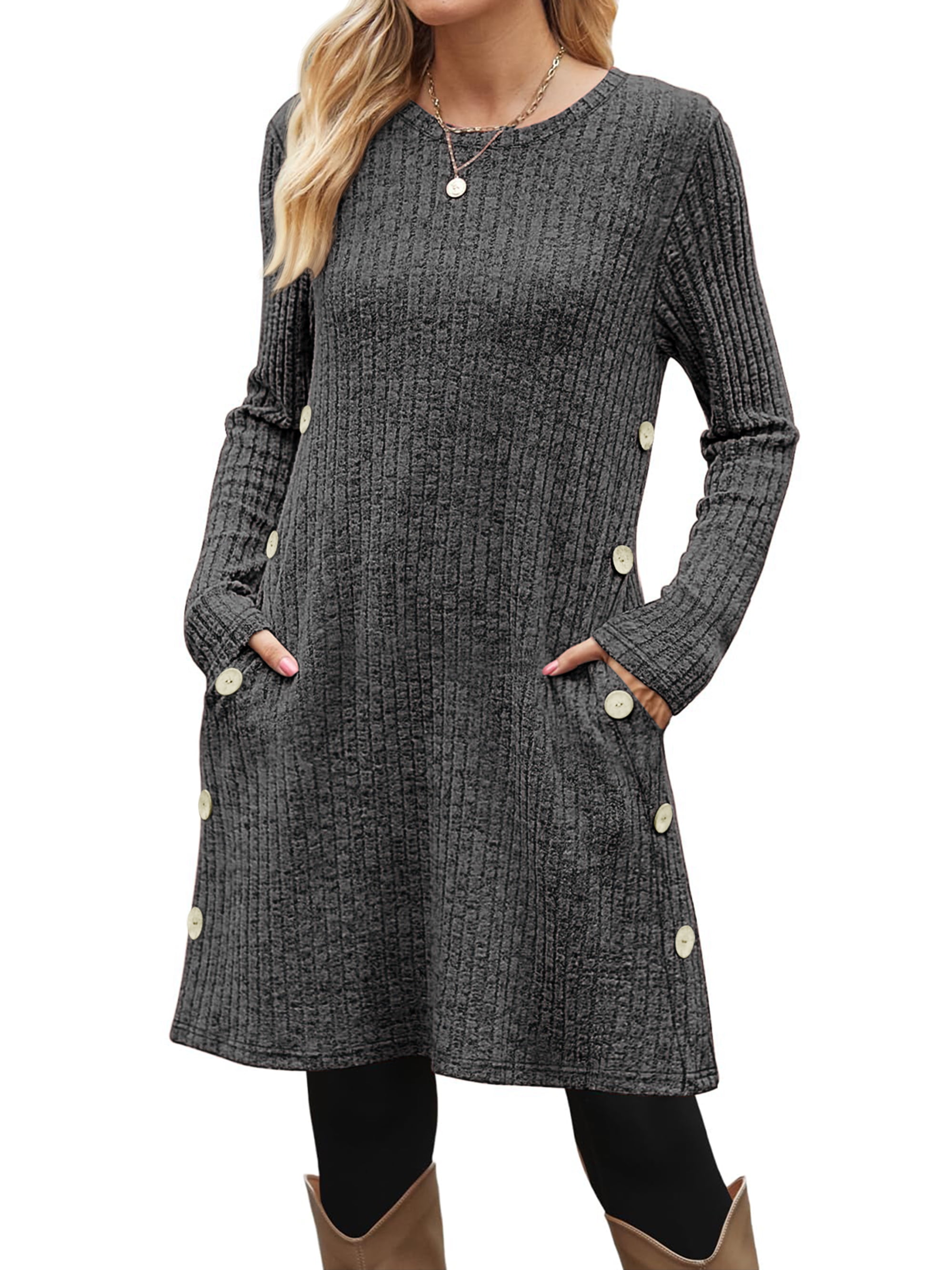 【新品タグ付】louren/stand collar check dress S Unique Bargains Women's Sheath 3/4 Sleeves Stand Collar A