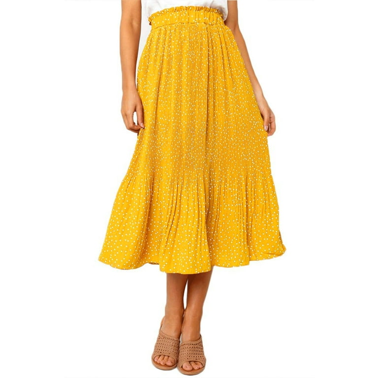 Women's midi cheap pleated skirts