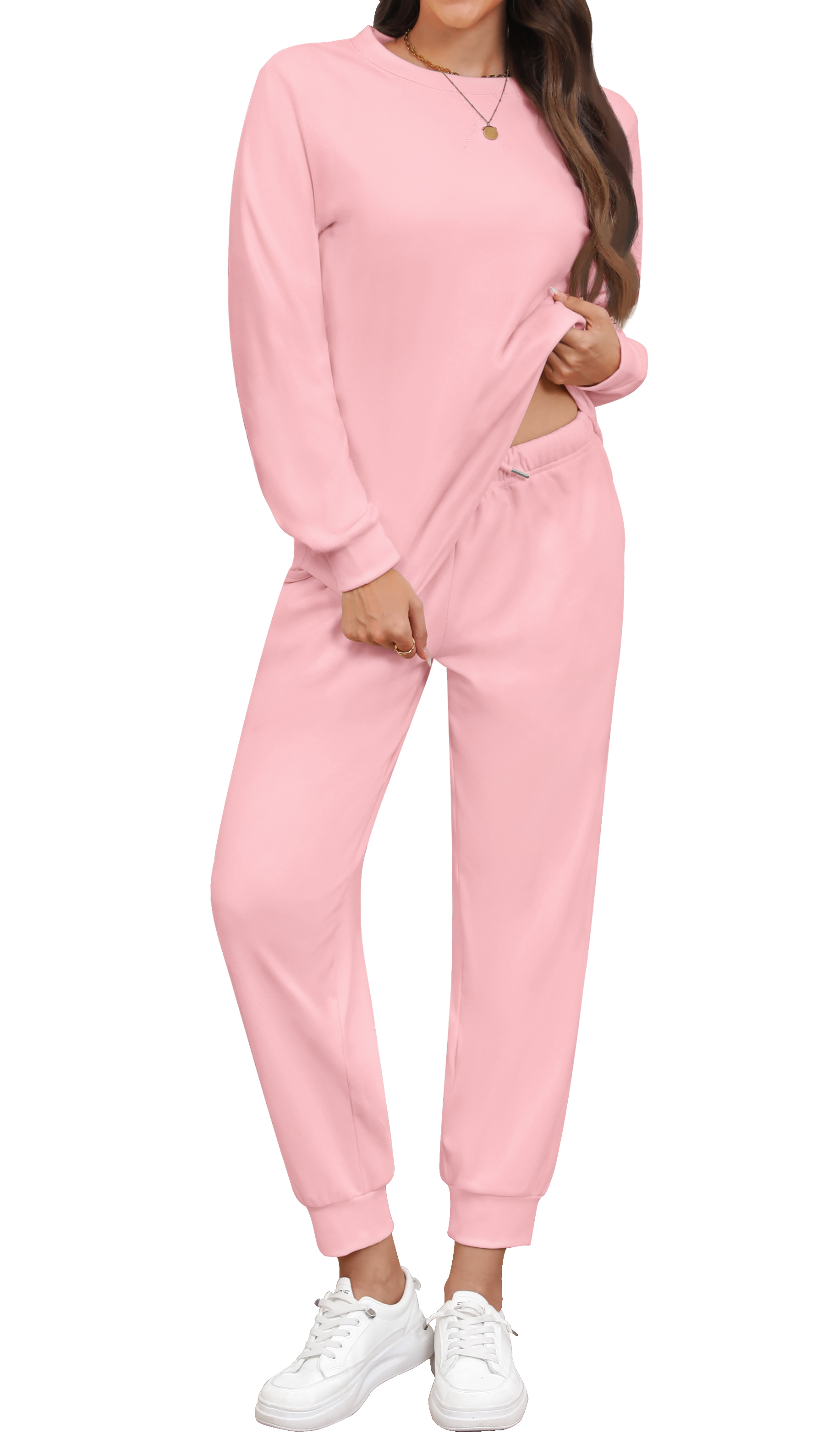 Fantaslook Pajamas Sets For Women Two Piece Sweatshirts Lounge Sets Long Sleeve Tops And Pants With Drawstring Basic Outfits: What Stands Out on Walmart
