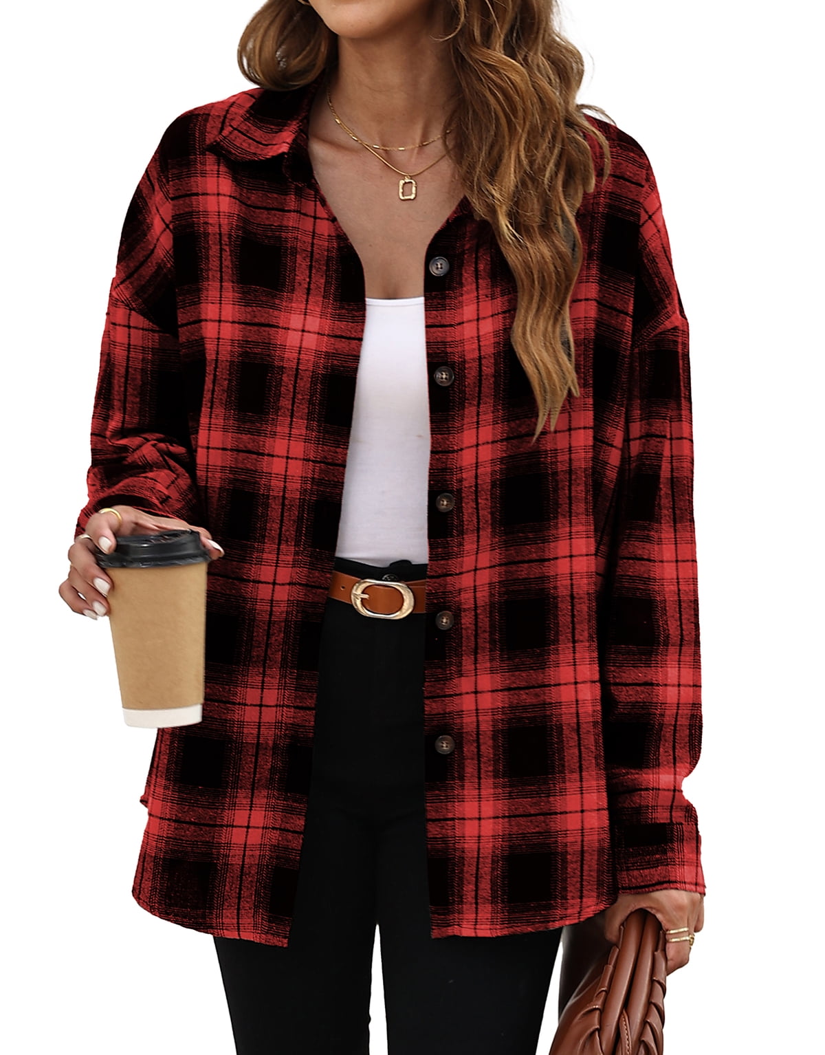 Walmart Black Friday Deals 2025 - Fantaslook Plaid Flannel Shirts