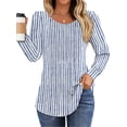 thumbnail image 1 of Fantaslook Pleated Blouses for Women Dressy Casual Long Sleeve Shirts Fall Tunic Tops, 1 of 9
