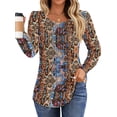 thumbnail image 1 of Fantaslook Pleated Blouses for Women Dressy Casual Long Sleeve Shirts Fall Tunic Tops, 1 of 9
