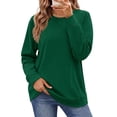 thumbnail image 1 of Fantaslook Pullover Sweatshirts for Women Crewneck Long Sleeve Shirts Casual Tunic Tops Fall Clothes, 1 of 8