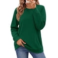 thumbnail image 1 of Fantaslook Pullover Sweatshirts for Women Crewneck Long Sleeve Shirts Casual Tunic Tops Fall Clothes, 1 of 8
