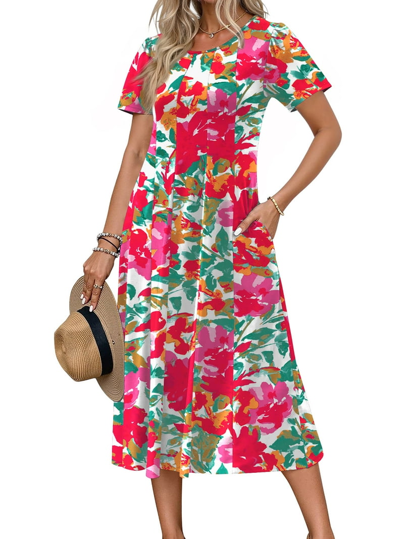 knee length dresses for ladies Brighter Than The Sun Midi Dress – Rise Collective