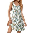 thumbnail image 1 of Fantaslook Summer Dresses for Women Casual V Neck Sleeveless Sundresses Floral Beach Short Dress with Pockets, 1 of 9