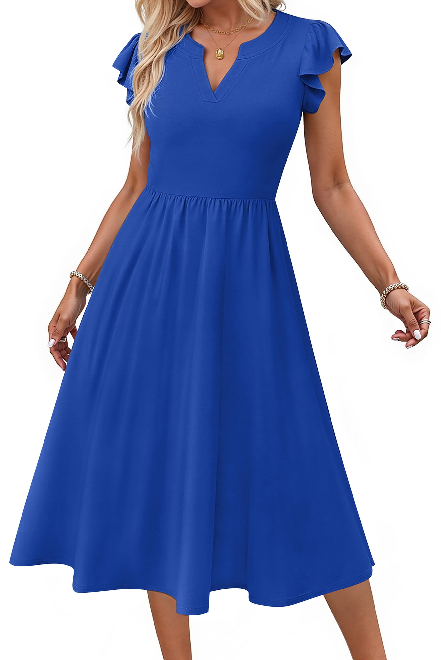 vintage midi tea dress BABEYOND Vintage Ruffle Cocktail Women Tea Party Dresses, Retro Burgrundy Casual Dress, Burgrundy Size M