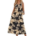 thumbnail image 1 of Fantaslook Summer Dresses for Women Sleeveless Casual Long Dress Beach Vacation Sundresses with Pockets, 1 of 10