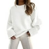 Fantaslook Sweaters for Women Oversized Crewneck Long Sleeve Chunky Knit Pullover Sweaters Tops Trendy Fall Outfits