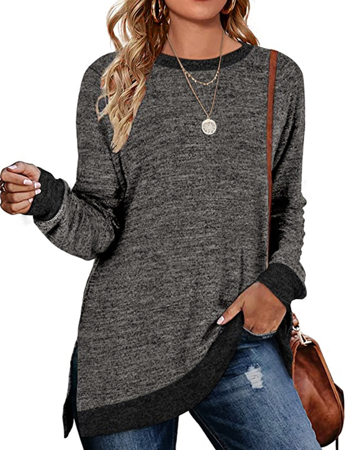 Womens long sales sleeve sweatshirts