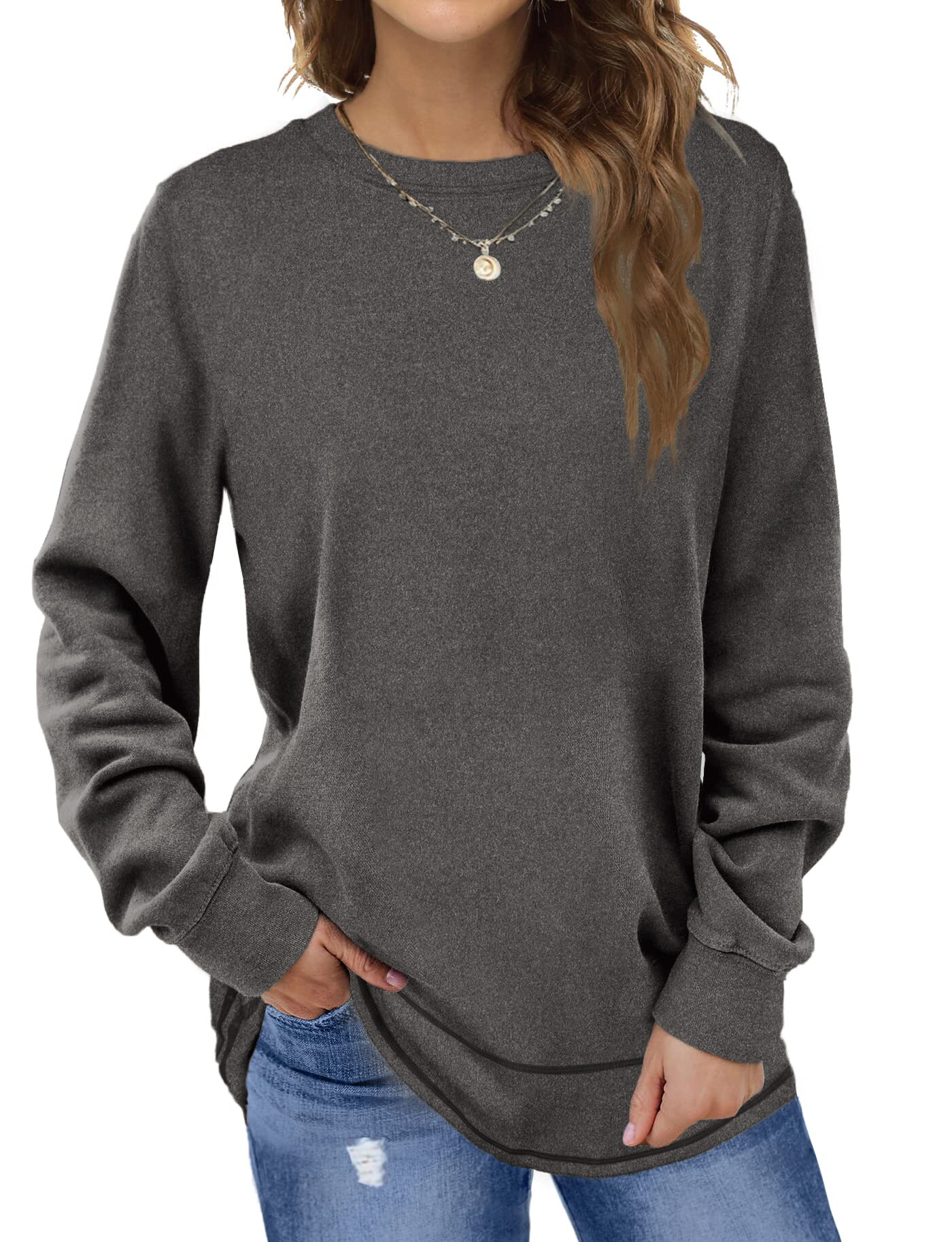 CiCiBird Women's Oversized Cable Knit Sweater - Lantern Sleeve Crewneck Pullover For Fall/Winter 2025