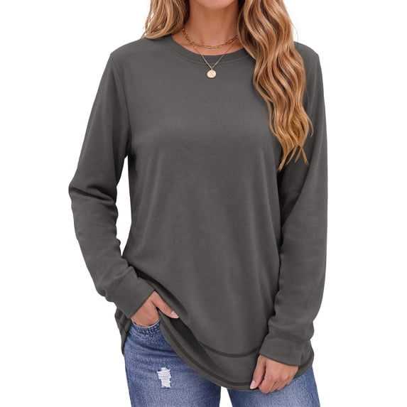 Fantaslook Sweatshirts for Women Crewneck Casual Long Sleeve Shirts Tunic Tops