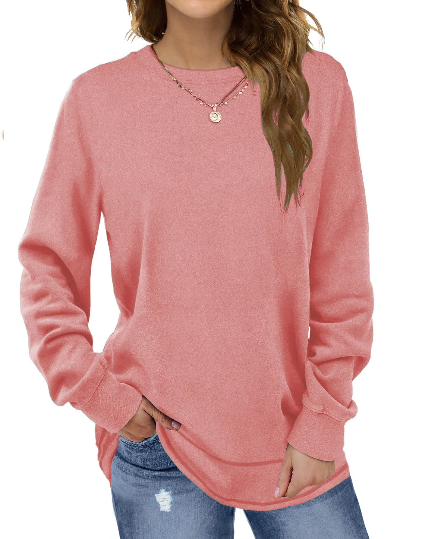 Fantaslook Sweatshirts for Women Crewneck Casual Long Sleeve