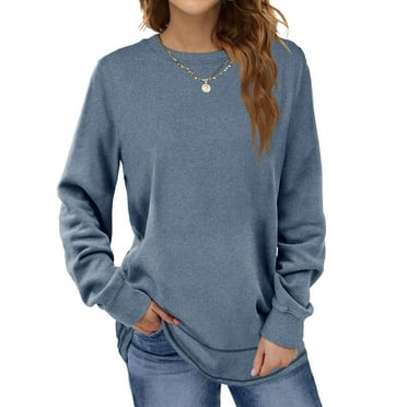 Fantaslook Sweatshirts for Women Crewneck Casual Long Sleeve Shirts Tunic Tops