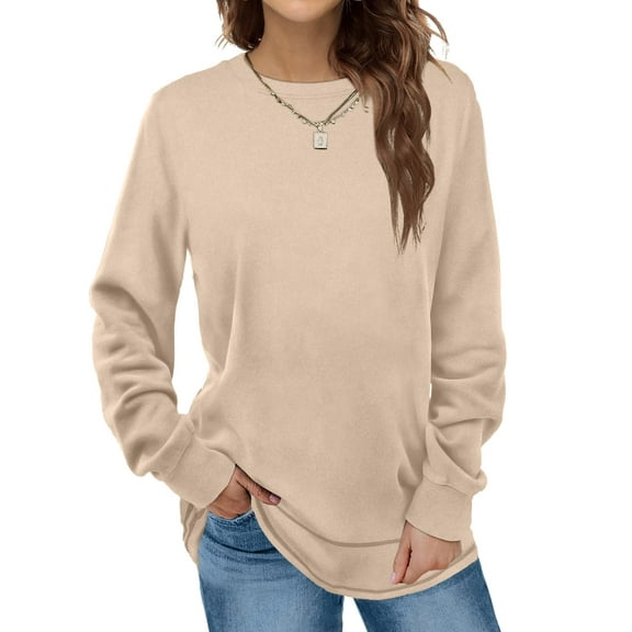 Fantaslook Sweatshirts for Women Crewneck Casual Long Sleeve Shirts Tunic Tops