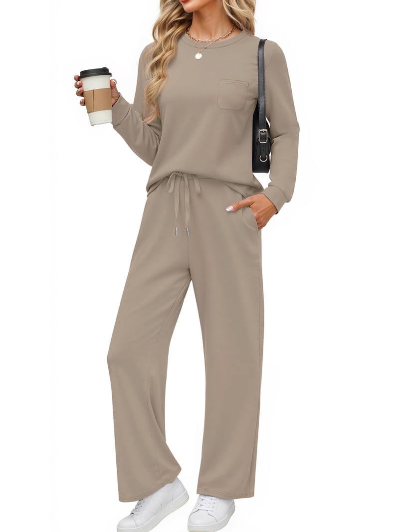 Fantaslook Two Piece Lounge Sets for Women Fall Outfits Long