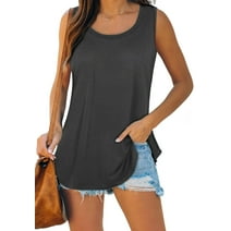 YANXIAO Tank Tops for Womens Casual Tunic to Wear with Leggings ...