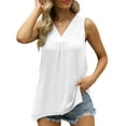 thumbnail image 1 of Fantaslook V Neck Tank Top for Women Casual Flowy Tunic Sleeveless Tops Summer Shirts, 1 of 6