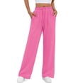 thumbnail image 1 of Fantaslook Wide Leg Sweatpants for Women Casual High Waisted Baggy Sweatpants Drawstring Workout Pants with Pockets Fashion Outfits, 1 of 9