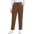 thumbnail image 1 of Fantaslook Women Joggers Pants High Waisted Drawstring Tapered Sweatpants Pleated Workout Lounge Pants with Pockets, 1 of 8